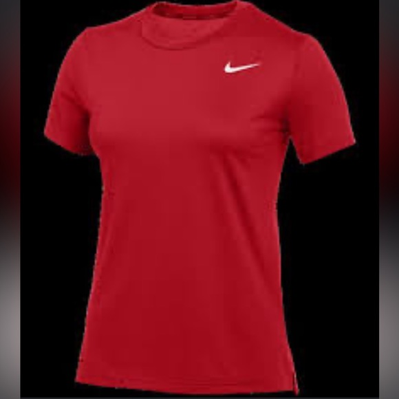 NikeFit Nike NWOT DARK Pink Short Sleeve Tee Shirt size Large - Picture 2 of 15